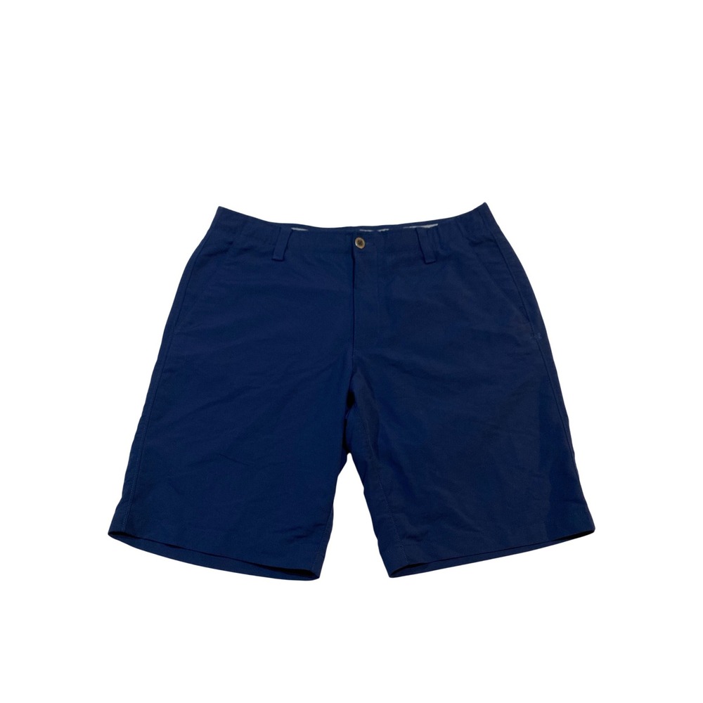 Under Armour Mens Match Play Golf Shorts‎ Navy Blue HeatGear 1253487 Size 38